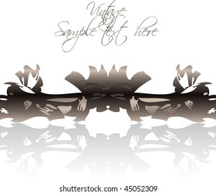 design vintage retro frame