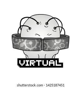 design of virtual glasses draw