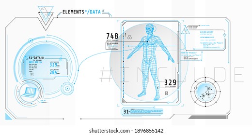 Design of the virtual interface of the data protection program.