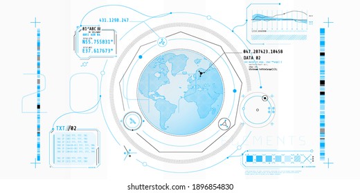 Design of the virtual interface of the planetary protection program.
