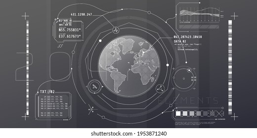 Design of the virtual interface of the planetary protection program.