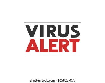 Design of virus alert symbol