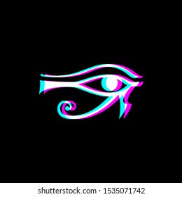 design of visual effect egyptian eye