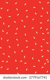 Design wall art background sesame skin strawberry