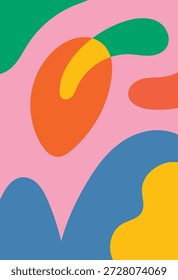 Design wall art bubble liquid abstract colorful