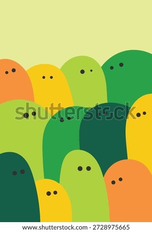 design wall art poster cute character doodle
