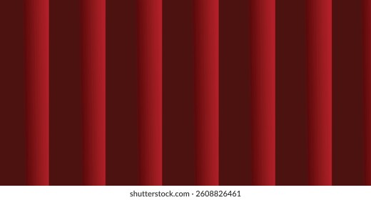 Design Wallpaper, Background, Flyer or Cover for Your Business with Red Abstract 3D Intersecting Lines Pattern Applicable for Presentation, Placard, Poster - Creative Vector Template