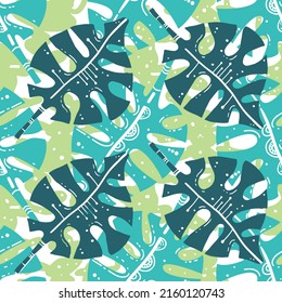 Design for wallpaper, wrapping paper, background, fabric. Vector seamless background.