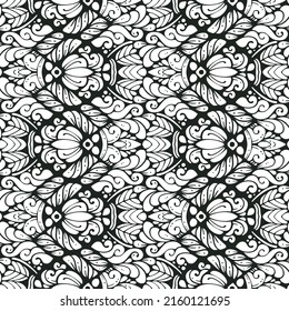Design für Tapete, Wickelpapier, Hintergrund, Stoff. Vektornahtloser Hintergrund.