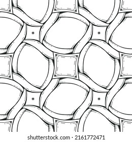 Design for wallpaper, wrapping paper, background, fabric. Vector seamless background.