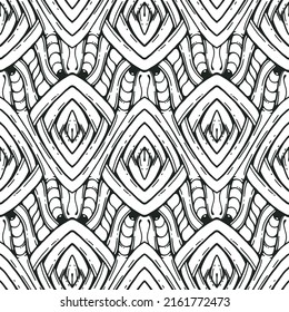 Design for wallpaper, wrapping paper, background, fabric. Vector seamless background.