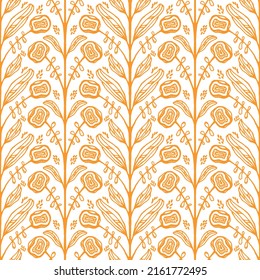 Diseño de papel pintado, papel envolvente, fondo, tela. El fondo del vector es transparente.