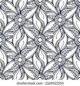 Design for wallpaper, wrapping paper, background, fabric. Vector seamless background.