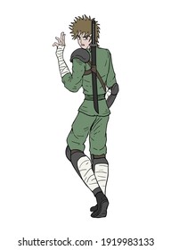 Design of warrrior walking draw