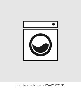 Design of wash machine icon