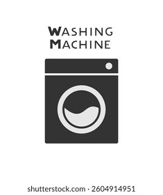 Design of wash machine icon