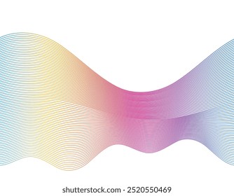 Design Wave Lines for Medical, Healthy Lifestyle, Fitness, Wellness, Organic for Web-design, Banner, Brochure, package. Background made of Circular Dots, Lines, and Spirals. Patterns Geometric Lines