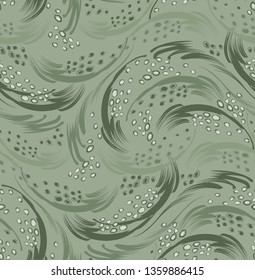 Design wave seamless abstract pattern
