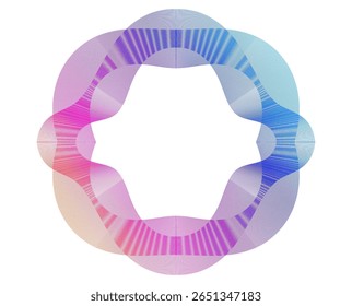 Design Wavy Lines, spiral geometric for Jewelry, Fashion, Beauty, Wellness business. For Banner, Web-design, Brochure, Package. Icon, Logo, and Background framemade of Circular Line. Frame curve