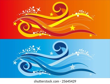 The design with weather.
