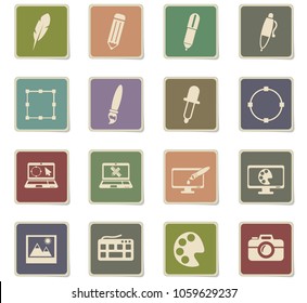 design web icons for user interface design