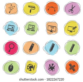 design web icons for user interface design