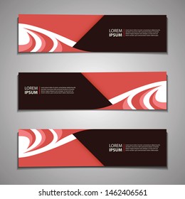 design web label banner background modern business corporate template