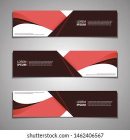 design web label banner background modern business corporate template