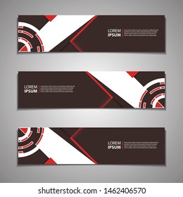 design web label banner background modern business corporate template
