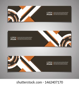 design web label banner background modern business corporate template