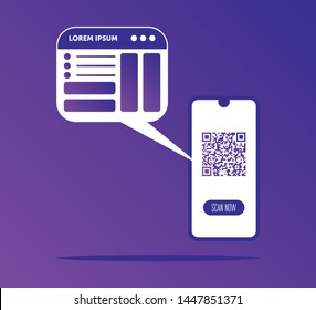 DESIGN WEB PAGE TEMPLATE. scan now and get money. bitkoin design. web banner design. color template. currency