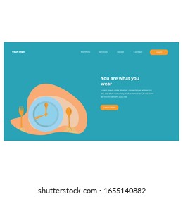 design web page templates with mealtime themes