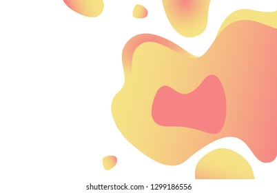 Design of web page vector, business banner abstraction. Background white and blue color, abstract formless shapes, creative theme for site or presentation. 3D paper