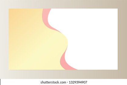 Design of web page vector, business banner abstraction. Background white and blue color, abstract formless shapes, creative theme for site or presentation. 3D paper