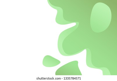 Design of web page vector, business banner abstraction. Background white and blue color, abstract formless shapes, creative theme for site or presentation. 3D paper