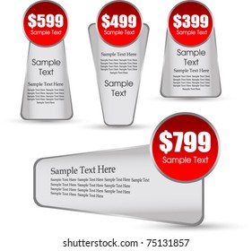 design for web sale elements