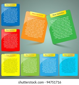 Design website elements, vector