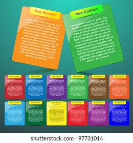 Design website elements, vector