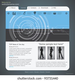 Design website template,  vector