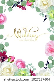 Design of wedding card 