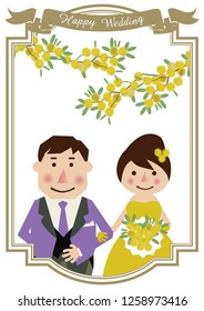Design for the wedding.
Clip art of the bridegroom and bride.
Wedding frame design.
Clip art of marriage.
