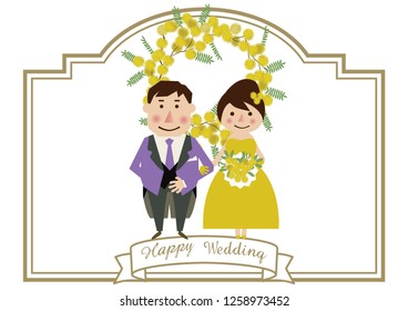 Design for the wedding.
Clip art of the bridegroom and bride.
Wedding frame design.
Clip art of marriage.
