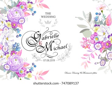 Gestaltung der Einladung zur Hochzeit