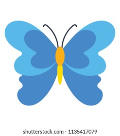 
A design where flower painted in the wings, this is flower butterfly icon
