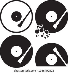 The design which used the record as the motif 