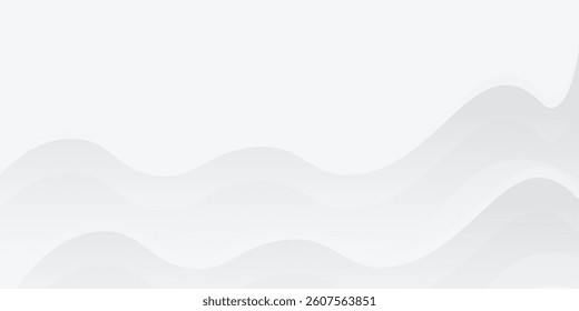 Design white and gray background with gradient color and artistic dynamic abstract modern
