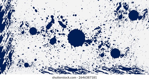 Design white grunge vector illustration. Hand drawn abstract color frame set. Ink brush strokes art modern abstract good simple nice natural