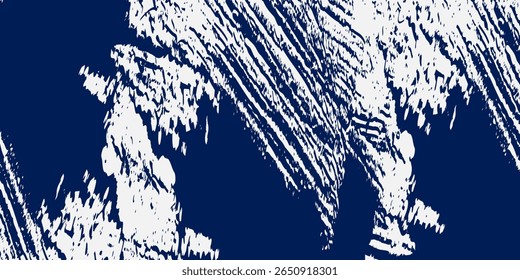 Design white grunge vector illustration. Hand drawn abstract color frame set. Ink brush strokes haftone modern abstract simple art good