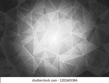 design white light &  Gra geometric Colorful geometric background. Fluid shapes composition. Eps10. vector.