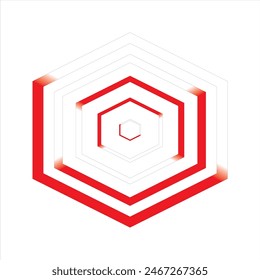 Diseño con color blanco y rojo